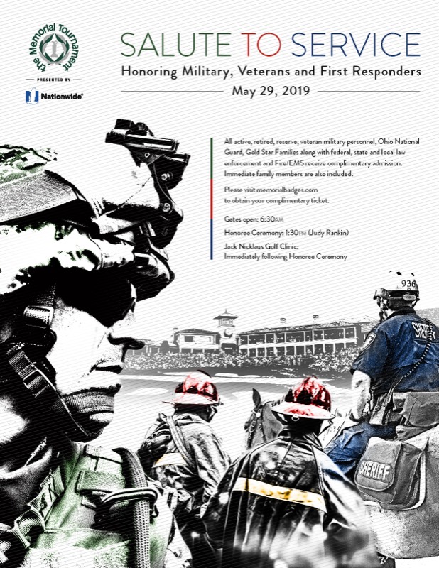 Memorial Tournament Salute to Service ad