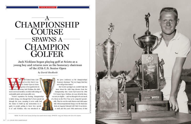 Sample magazine spread